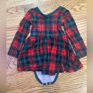 Little Sleepies Play Tartan Twirl Dress